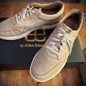 Allen Edmonds Osborn Dress Casual Sneakers 8.5D. Color -  Bone